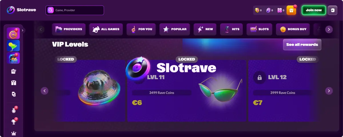 Slotrave Širok Izbor Kasino Igara